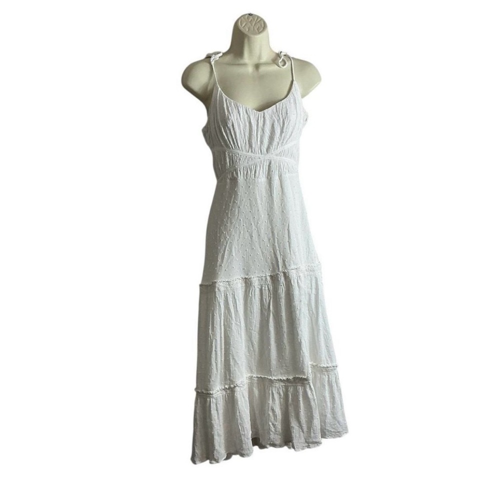 Paige White Slit Dress